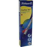 Herlitz Pelikan Fineliner 96® azul, paquete de 10 en caja de 10 unidades