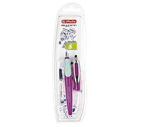 Herlitz, pluma escolar (incluye tinta), color Pink/Minze