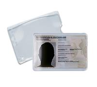 Herma Fundas transparentes para tarjetas de identificación 1325, 10 unidades, plástico transparente