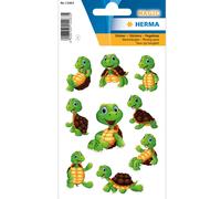 Herma Pegatinas autoadhesivas 15463 – diseño tortuga con ojos móviles, 9 unidades