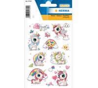 Herma 15709 pegatinas hinchadas para niños, unicornio encantado (16 p