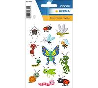 Herma Pegatinas 15742 – insectos pequeños, 39 unidades, para álbum de fotos, diario, scrapbooking