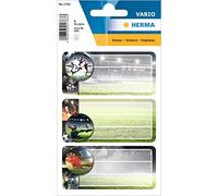 Herma Etiquetas de libro 1763 – fútbol, 76 x 35 mm, 9 autoadhesivas permanentes, mate, multicolor