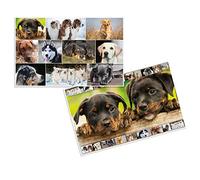 Herma vade maletero 19378 55 x 35 cm reversible doble cara diseño perros para niños color perro