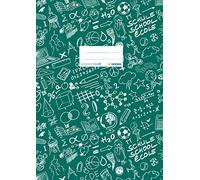 HERMA 19406 Schoolydoo - Funda para cuadernos escolares, color verde
