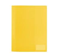 HERMA 19488 - Carpeta de archivos A4, color amarillo translúcido, paquete de 3, carpeta de plástico con etiqueta de etiquetado, bolsillo deslizante y lengüeta de grapas de metal, juego de carpetas de