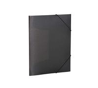 HERMA 19501 - Carpeta archivadora DIN A4 translúcida, 3 unidades, plástico resistente, lavable, resistente, organizador con solapas interiores y correa elástica, para niños, niñas