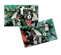 HERMA 19599 Street Soccer - Vade de escritorio para niños (cartón, 55 x 35 cm), diseño de doble cara