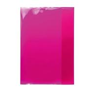 HERMA 19606 - Sobres A4 transparentes para cuadernos, 10 unidades, de polipropileno resistente, lavable y extragrueso, juego de fundas transparentes para cuadernos escolares, de colores
