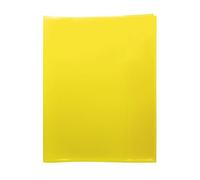 HERMA 19623 Cuarto transparente amarillo, fundas de polipropileno resistente, fácil de limpiar y extragrueso, juego de fundas transparentes para cuadernos escolares, de colores