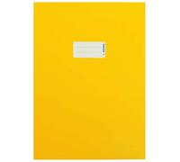 HERMA 19746 - Cuaderno (DIN A4, con etiqueta para escribir, cartón resistente y extrafuerte, protector para cuadernos), color amarillo