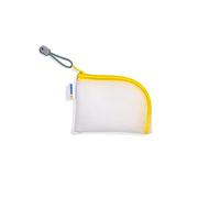Herma 20252 - Estuche de Viaje con Cremallera (tamaño A7, 14 x 10 cm), Color Amarillo