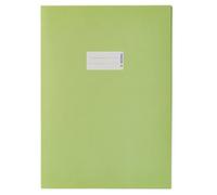 HERMA 5538 sobres de papel A4, color verde claro, 10 unidades, fundas para cuadernos con campo de rotulación de papel reciclado fuerte y colores ricos, juego de fundas para cuadernos escolares, de