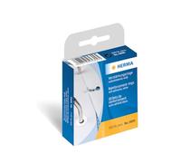 Herma 5899 Anillos de refuerzo en rollo, 12 mm de diámetro, lámina mate, autoadhesivo, resistentes a desgarros, adhesivo permanente, 500 unidades, en caja dispensadora, color blanco