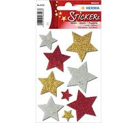 Herma 6528 pegatinas de estrellas de colores brillantes, de lámina, p