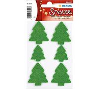 Herma 6549 pegatinas de navidad, Árboles de navidad (6 pegatinas, fie