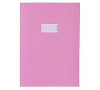 HERMA 7048 Sobres de papel A4 rosa, 10 unidades, fundas para cuadernos con campo de rotulación de papel reciclado fuerte y colores ricos, juego de fundas para cuadernos escolares, de colores