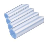 HERMA 7360 Forro para libros en rollo (2 m x 40 cm, no adhesivo, mate) transparente (Paquete de 4)