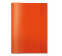 HERMA 7492 Fundas para cuadernos A4 transparentes, 25 unidades, de polipropileno resistente y fácil de limpiar, juego de fundas transparentes para cuadernos escolares, de colores
