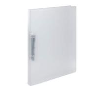 HERMA Archivador de anillas A4 blanco translúcido, juego de 3 unidades, estrecho, 2 anillas, 25 mm de ancho, archivador de anillas de plástico con soporte de sujeción para niños, niños y niñas