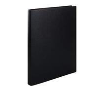 HERMA Archivador de anillas A4 negro translúcido, juego de 3 unidades, estrecho, 2 anillas, 25 mm de ancho, carpeta de anillas de plástico con soporte de sujeción para niños, niños y niñas