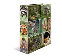 Herma Archivador de anillas con palanca Animales del bosque A4 70 mm con estampado interior