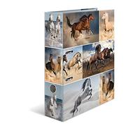 Herma Archivador de anillas con palanca Animales Caballos, A4 70 mm, estampado interior