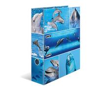 Herma Archivador de anillas con palanca Animales (Delfines) A4 70 mm con estampado interior