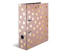 HERMA Archivador de anillas con palanca Fashion & Style con motivo Puntos, A4, 70 mm, con estampado interior, 1 carpeta con motivos