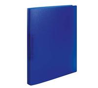 HERMA Carpeta de anillas A4 azul translúcida, juego de 3 unidades, estrecha, 2 anillas, 25 mm de ancho, archivador de anillas de plástico con soporte de sujeción para niños, niños y niñas