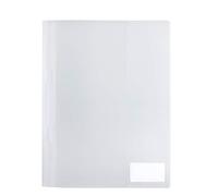 HERMA Carpetas translúcido DIN A4 de plástico resistente y fácil de limpiar con etiqueta, 1 carpeta de película de PP, Blanco