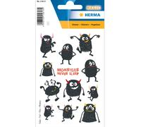 Herma monsters never sleep 15613 - pegatinas permanentes de papel de a