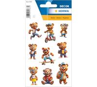HERMA Pegatinas de oso de peluche, pegatinas de animales para niños y niños pequeños, pegatinas infantiles con diseño de oso para álbum de pegatinas, álbum de recortes, álbum de fotos, regalo,