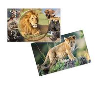 Herma Protector de escritorio Animales africanos 55x35 cm – base antideslizante, limpiable