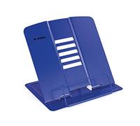 Herma Soporte de libros plegable 19.8×22.2×3.3 cm ajustable antideslizante Azul
