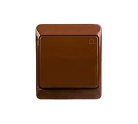 Hermes Botón hermético timbre 10A IP44 marrón 0337-06 elektro-plast nasielsk 5901130483235