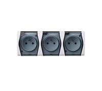 Hermes2 Triple enchufe hermético con 16A IP44 blanco 1023-01 elektro-plast nasielsk 5907569151080