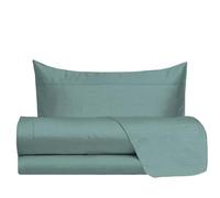 hermet Juego de sábanas para Cama Individual, 100% algodón, Juego de Cama, 1 Plaza, fantasía Efecto Tela, sábana encimera + sábana Bajera + Funda de Almohada