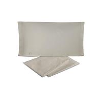 hermet Laura Biagiotti - Juego de sábanas para Cama de Matrimonio de Color Liso de percal 100% algodón, Juego de sábanas de 4 Piezas, sábana encimera + sábana Bajera Ajustable + 2 Fundas de Almohada