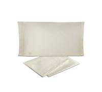 hermet Laura Biagiotti - Juego de sábanas para Cama de una Plaza y Media, de Color Liso, de percal, 100% algodón, Juego de sábanas de 3 Piezas, sábana encimera + sábana Bajera Ajustable + Funda de