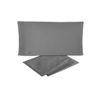 hermet Laura Biagiotti - Juego de sábanas para Cama de una Plaza y Media, de Color Liso, de percal, 100% algodón, Juego de sábanas de 3 Piezas, sábana encimera + sábana Bajera Ajustable + Funda de