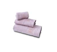 hermet Laura Biagiotti - Juego de Toallas de baño de 3 Piezas, Color Liso, 100% Rizo de algodón, Toalla de baño + Toalla de Cara + Toalla de Invitados, en Caja