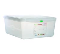 Hermético Gastronorm 2/3 H100 F12500 con capacidad de 2 litros DENOX- FAMESA 13.5l