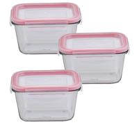 Hermetico Rectangular de 450ml vidrio de borosilicato EXPERT TOLEDO San Ignacio Set of 3 herméticos