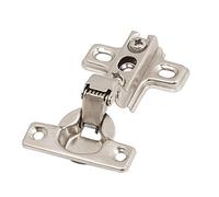 Hermex BIDI-95I, Juego de 2 bisagras bidimensionales ocultas para gabinetes, cobertura interna, 95°