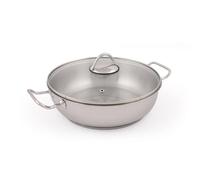 Hermia Juego de ollas D49 de acero inoxidable de 4,5 litros
