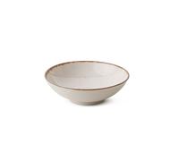 Hermia Juego de Vajilla de Porcelana de 24 Piezas Blanco y Marrón