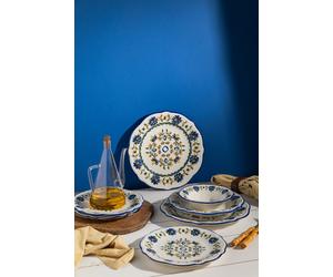 Hermia Tuscan Bloom Fulya Juego de Cena de 24 Piezas Multicolor