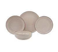 Hermia Vajilla de 16 piezas en Porcelana Crema MOD16YS730P02