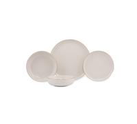 Hermia Vajilla de Porcelana MOD16YSA45R520, 16 Piezas, Multicolor